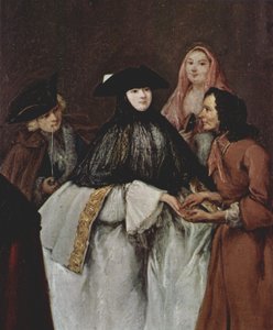 De waarzegster door Pietro Longhi